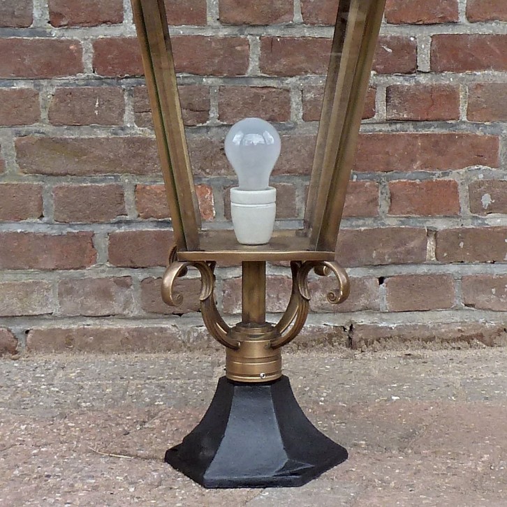 E3. Hengelo + kupfer laterne 4-kant 70. Höhe: 85 cm