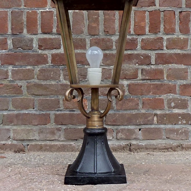 E7. Groenlo + kupfer laterne 4-kant 70. Höhe: 90 cm